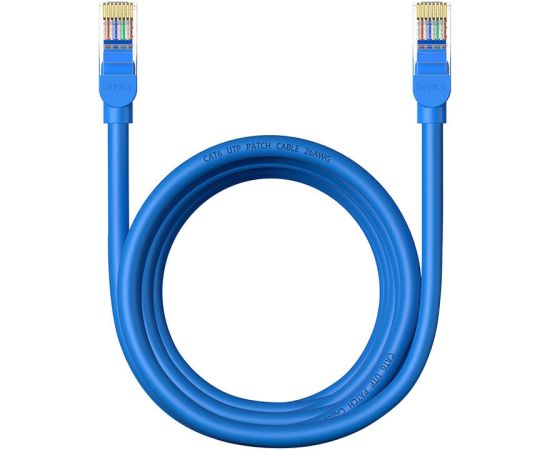 Round Cable Baseus Ethernet RJ45, Cat.6, 3m (blue)