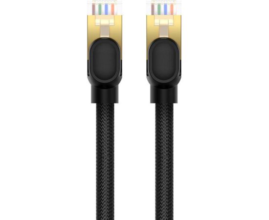 Network cable cat.8 Baseus Ethernet RJ45, 40Gbps, 0.5m (black)