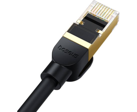 Network cable cat.8 Baseus Ethernet RJ45, 40Gbps, 0.5m (black)