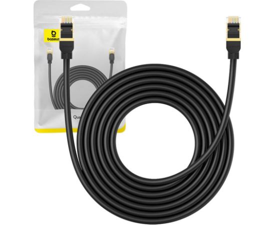 Network cable cat.8 Baseus Ethernet RJ45, 40Gbps, 5m (black)