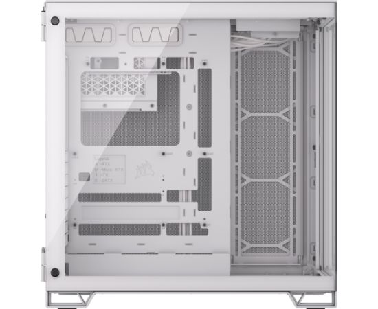 Corsair 6500X, tower case (white, tempered glass)