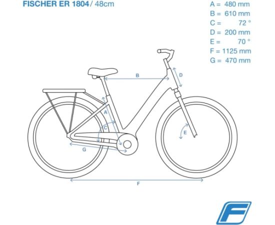 Fischer Die Fahrradmarke FISCHER E-Bike CITA ER 1804 (2022) - (white, 48cm frame, 28)