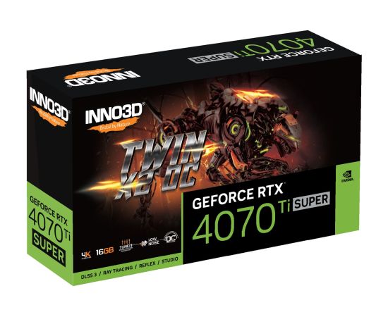 Inno3D GEFORCE RTX 4070 Ti SUPER TWIN X2 OC NVIDIA 16 GB GDDR6X