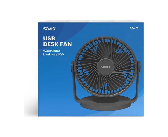 SAVIO AD-01 USB DESK FAN