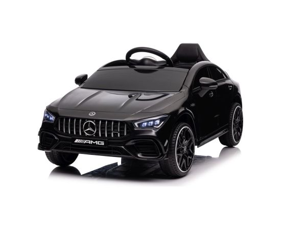 Lean Cars Battery-powered car Mercedes CLA 45s AMG Black Painted 4x4