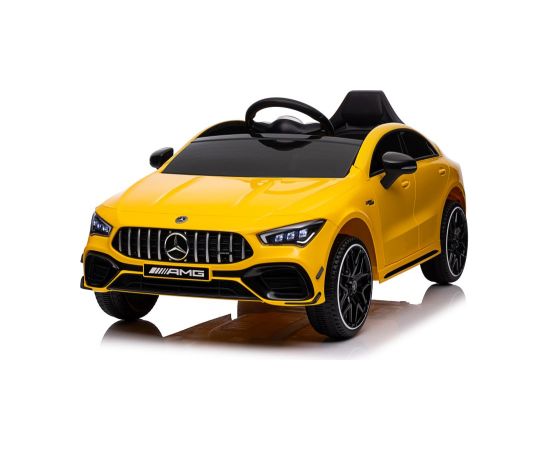 Lean Cars Battery-powered car Mercedes CLA 45s AMG Yellow 4x4