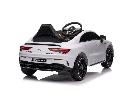 Lean Cars Battery-powered car Mercedes CLA 45s AMG White 4x4