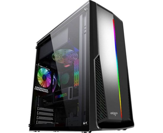 Darkflash Aigo RAINBOW 6 computer case (black)