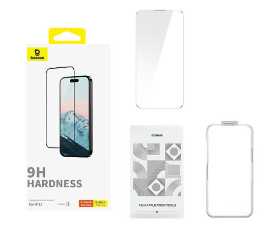 Diamond Tempered Glass Baseus 0.3mm for iPhone 15