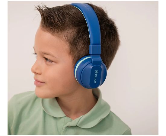 Tellur Buddy Bluetooth Over-Ear Headphones Blue
