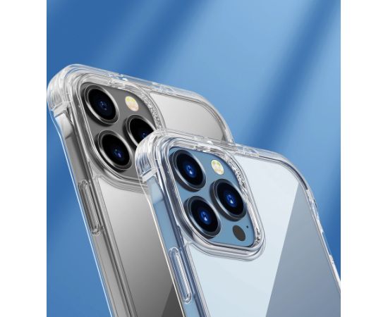 Чехол Joyroom Defender Series для iPhone 13 прочный корпус с крючками kickstand прозрачный (JR-BP954)