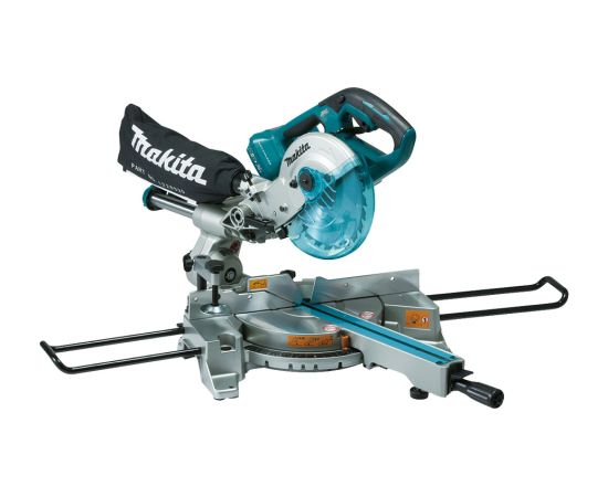 Akumulatora leņķzāģis Makita DLS714Z; 2x18 V (bez akumulatora un lādētāja)