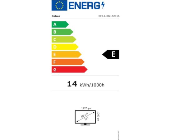 LCD Monitor DAHUA DHI-LM22-B201A 21.45" Business Panel IPS 1920x1080 16:9 100Hz 4 ms Colour Berry LM22-B201A