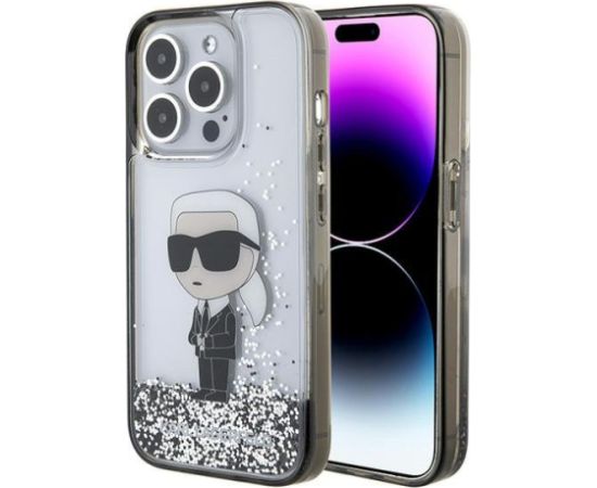 Karl Lagerfeld KLHCP15LLKKNSK Aizmugurējais Apvalks Priekš Apple iPhone 15 Pro