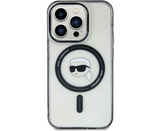 Karl Lagerfeld  IML Karl`s Head MagSafe Back Case Защитный Чехол для Apple iPhone 15