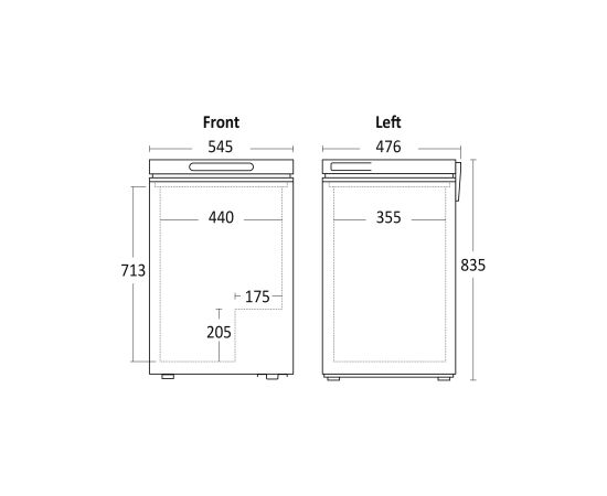 Chest freezer Scandomestic CF100WD