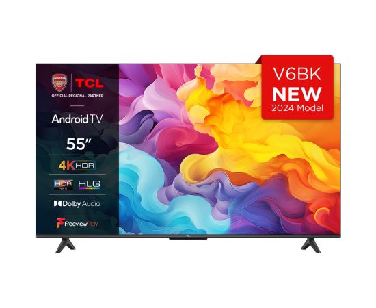 TCL 55V6B TV 139 cm (55") 4K Ultra HD Smart TV Wi-Fi Black