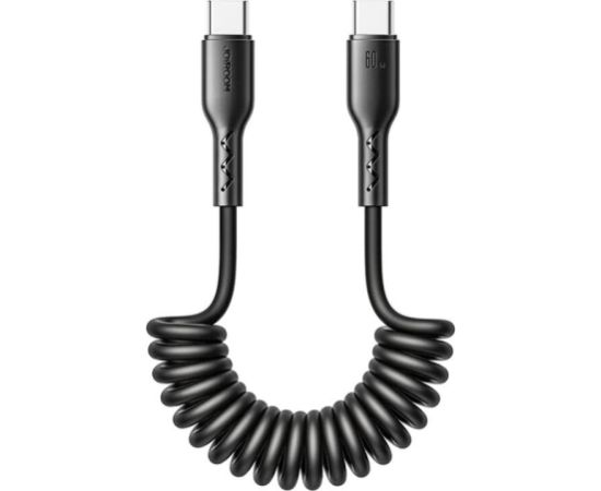 Fast Charging cable for car Joyroom Type-C to Type-C Easy-Travel Series 60W 1.5m, coiled (black)