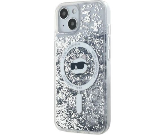 Karl Lagerfeld KLHMP15SLGCHSGH Aizmugurējais Apvalks Priekš Apple iPhone 15 / 14 / 13