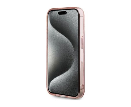 Karl Lagerfeld KLHCP15LHKLPCHP Aizmugurējais Apvalks Priekš Apple iPhone 15 Pro