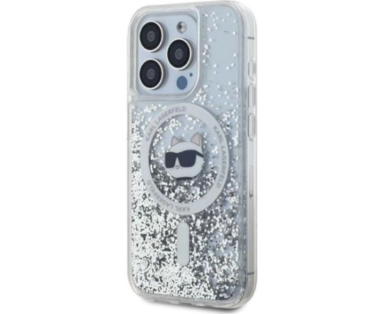 Karl Lagerfeld KLHMP15XLGCHSGH Aizmugurējais Apvalks Priekš Apple iPhone 15 Pro Max