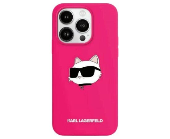 Karl Lagerfeld KLHMP15XSCHPPLF Aizmugurējais Apvalks Priekš Apple iPhone 15 Pro Max
