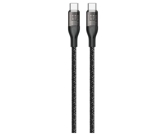 Fast charging cable 120W 1m USB-C - USB-C Dudao L22C - gray
