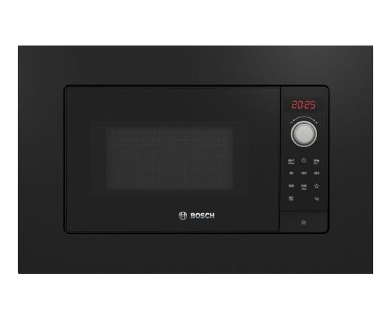 Bosch BFL623MB3 s2 iebūv. mikroviļņu krāsns 20L 800W 382mm Melna