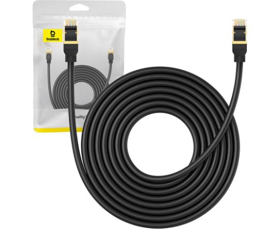 Network cable cat.8 Baseus Ethernet RJ45, 40Gbps, 8m (black)