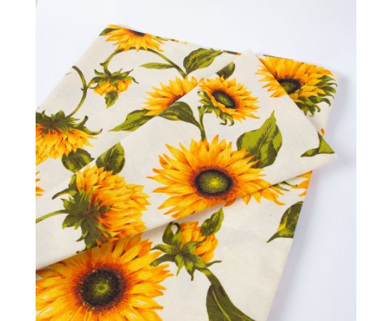 Tablecloth LONETA NEW 136x220cm, sunflower