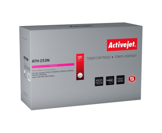 Activejet ATH-253N Toner (replacement for HP 504A CE253A, Canon CRG-723M; Supreme; 7000 pages; magenta)