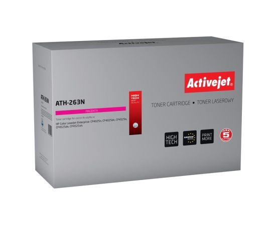 Activejet ATH-263N toner (replacement for HP CE263A; Supreme; 11000 pages; magenta)