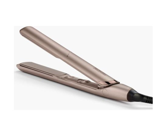 BaByliss ST90PE hair styling tool Straightening iron Steam Pink gold 3 m