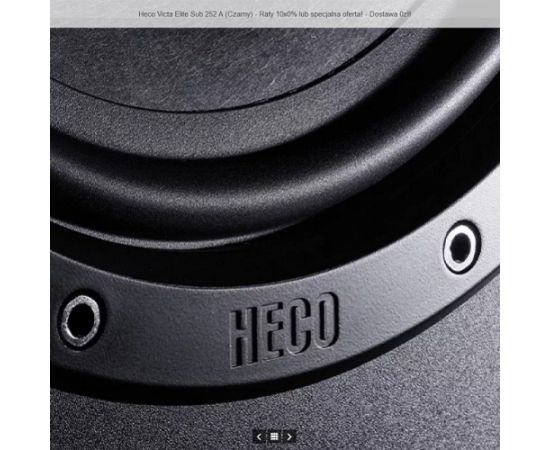 Heco SUBWOOFER VICTA ELITE SUB 252A CZARNY