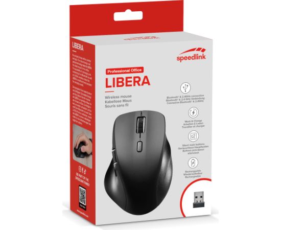 Speedlink wireless mouse Libera (SL-630021-RRBK)