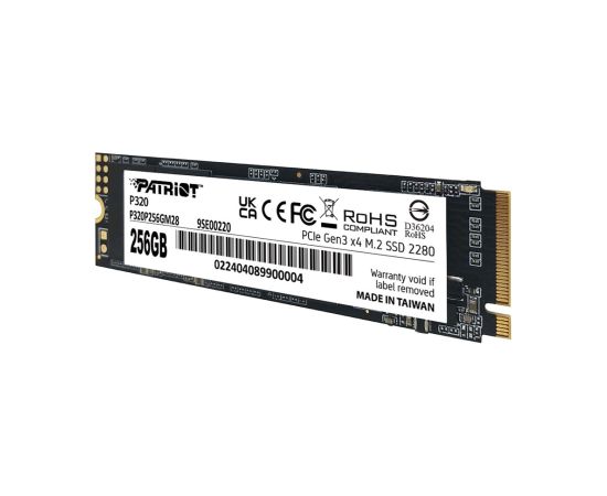 SSD Patriot Viper P320 M.2 PCI-Ex4 NVMe 256GB 2.2GB/s