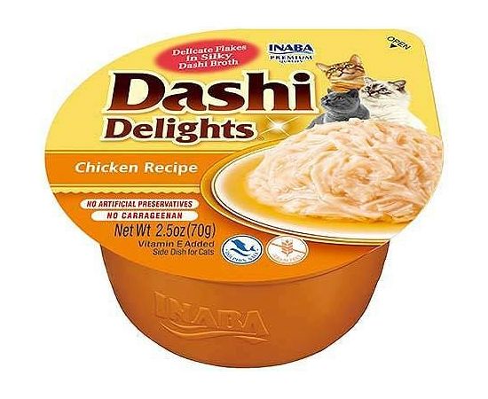 INABA Dashi Delights Chicken in broth - cat treats - 70g