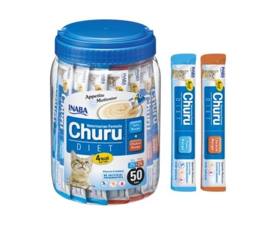 INABA Churu Diet Chicken and Tuna - cat treats - 50x14 g