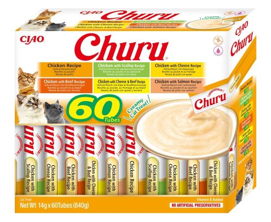 INABA Churu Variety box Chicken - cat treats - 60 x 14g