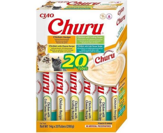 INABA Churu Variety box Chicken - cat treats - 20 x 14g