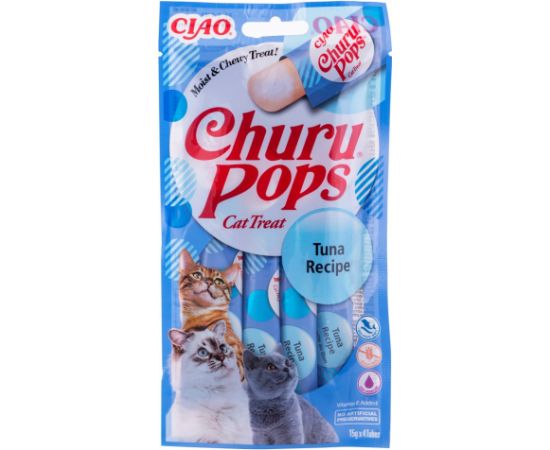 INABA Churu Pops Tuna - Cat treats - 4x15 g