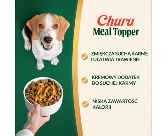 INABA Churu Meal Topper Chicken with pumpkin - dog treat - 4 x 14g