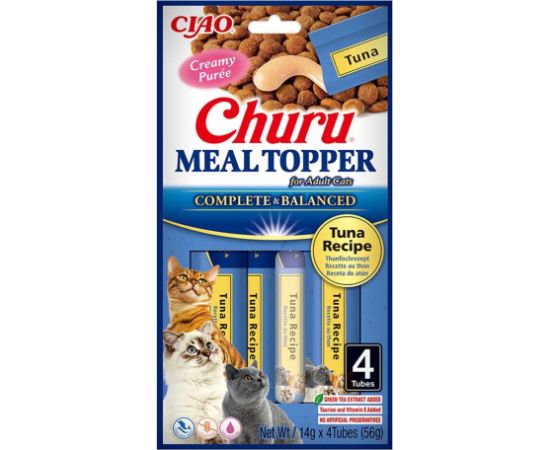 INABA Churu Meal Topper Tuna - cat treats - 4 x 14g