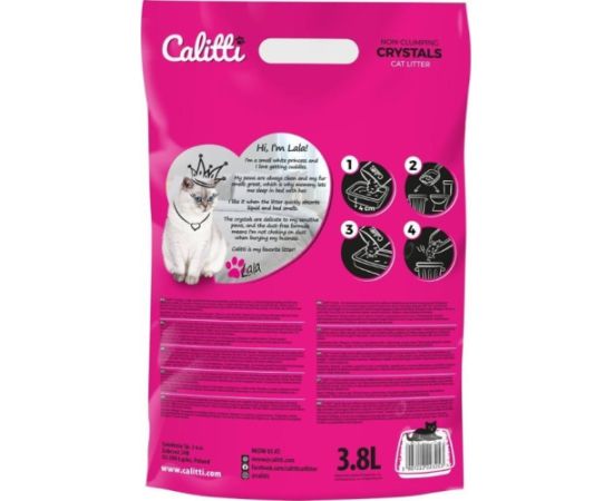 Żwirek dla kota Calitti Micro Crystals Naturalny 3.8 l