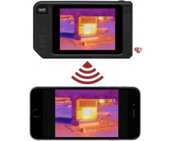 Seek Thermal SQ-AAA thermal imaging camera Black 320 x 240 pixels Built-in display