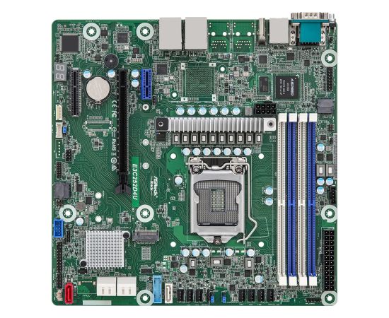 Asrock E3C252D4U motherboard Intel C252 LGA 1200 (Socket H5) micro ATX