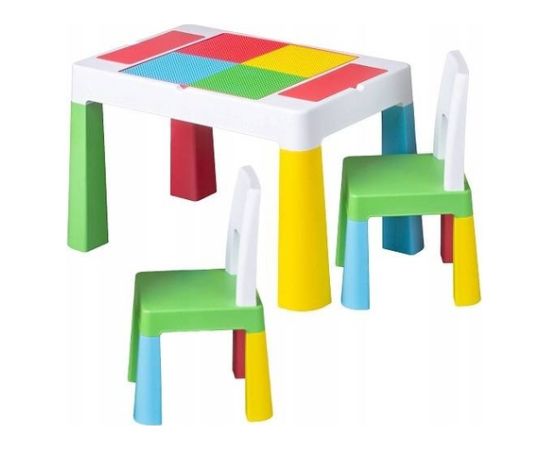 Tega Galdiņš+ 2 krēsliņi MULTIFUN multicolor MF-006-134