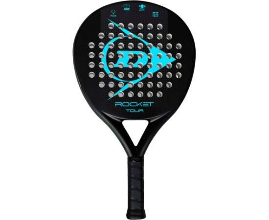 Padel bat Dunlop ROCKET TOUR BLUE 365g