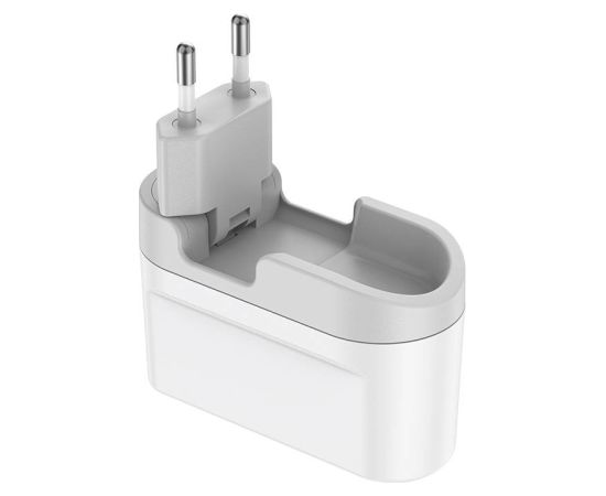 Wall charger Budi 326TQE, 2xUSB-A, 2xUSB-C, 40W (white)