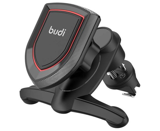 Budi 520 magnetic air vent car holder, rotating (black)